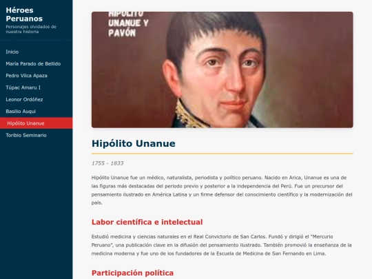 heroes/hipolito-unanue screenshot