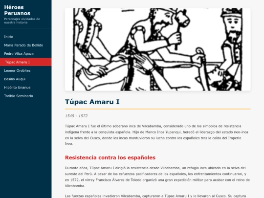 heroes/tupac-amaru screenshot
