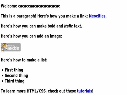 index screenshot