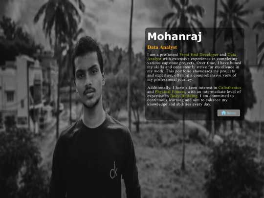 Portfolio/about screenshot