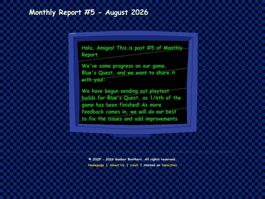 monthly screenshot