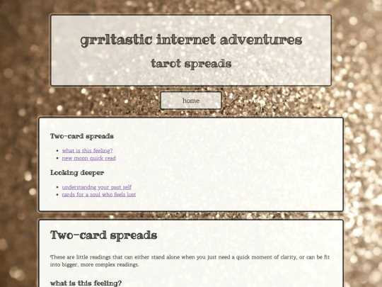 witchy/tarot_spreads screenshot