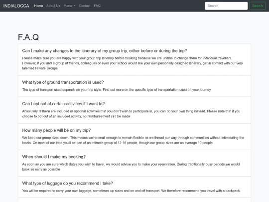 faq screenshot
