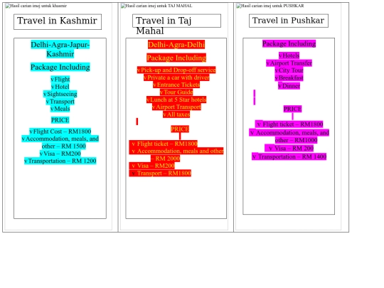 pakage travel screenshot
