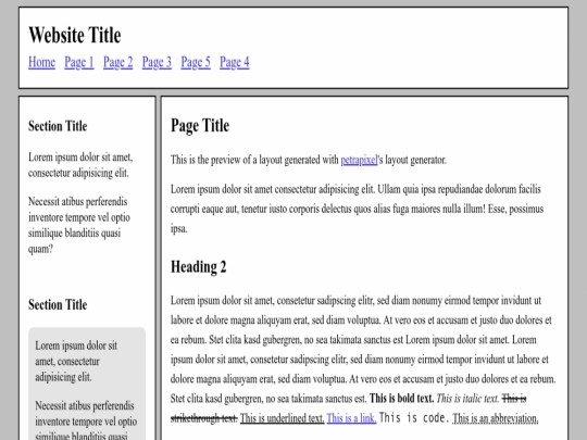 index screenshot