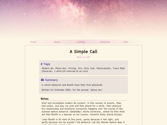 fanfic/a-simple-call screenshot