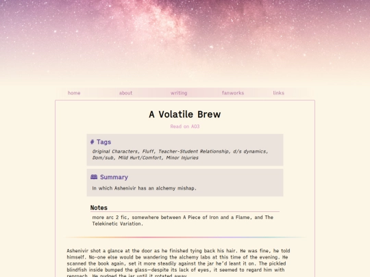 fanfic/a-volatile-brew screenshot