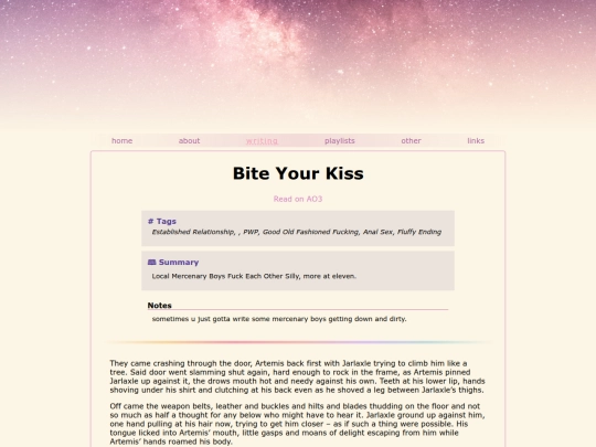 fanfic/bite-your-kiss screenshot