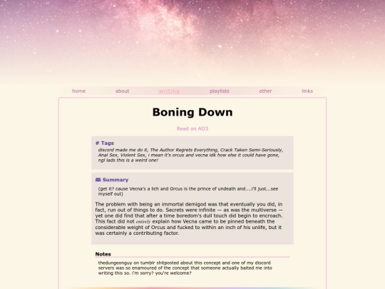 fanfic/boning-down screenshot