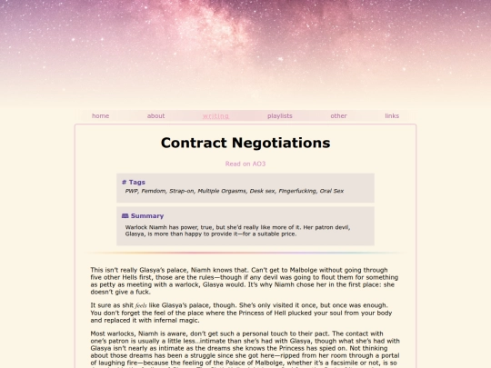 fanfic/contract-negotiations screenshot