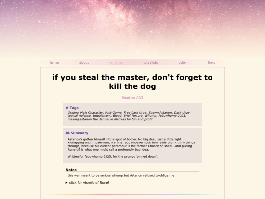 fanfic/if-you-steal-the-master screenshot