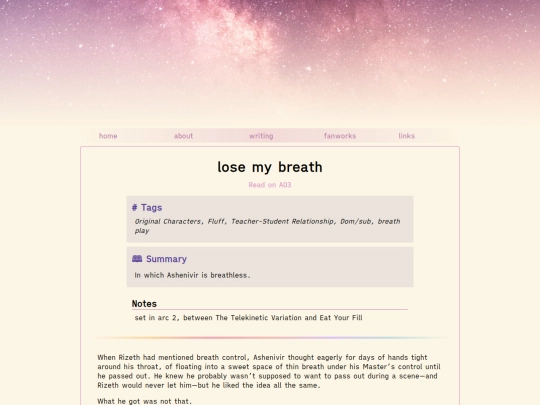 fanfic/lose-my-breath screenshot