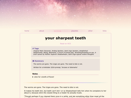 fanfic/your-sharpest-teeth screenshot
