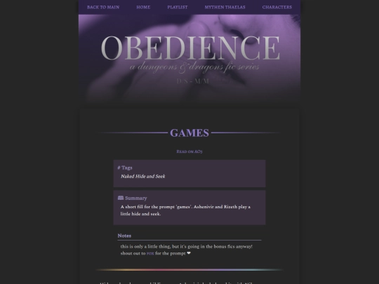 obedience/games screenshot