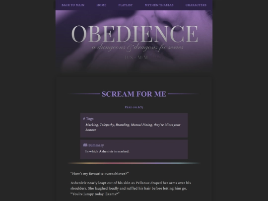 obedience/scream-for-me screenshot