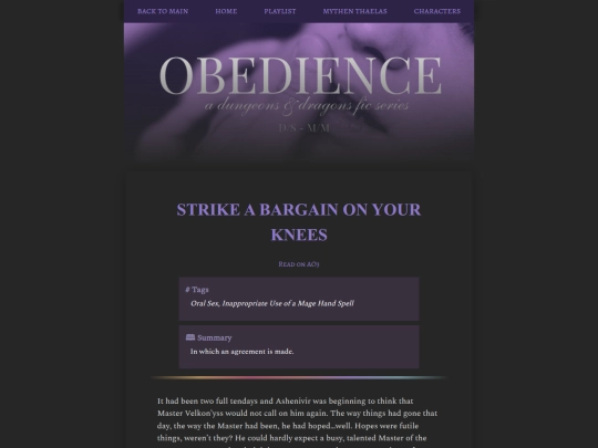 obedience/strike-a-bargain screenshot