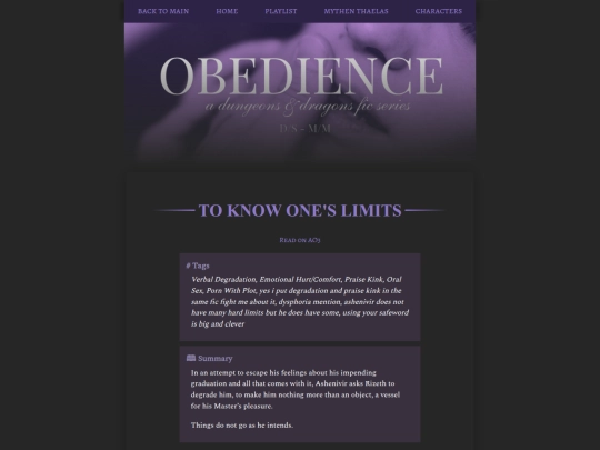 obedience/to-know-ones-limits screenshot