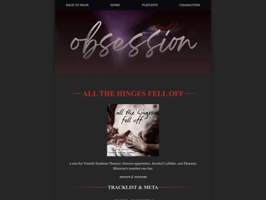 obsession/allthehinges screenshot