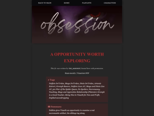 obsession/an-opportunity-worth-exploring screenshot