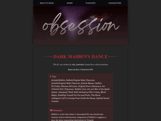 obsession/dark-maidens-dance screenshot