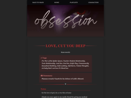 obsession/love-cut-you-deep screenshot