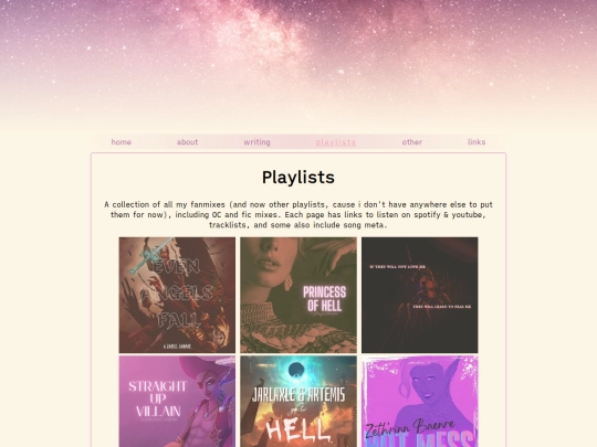 playlists screenshot