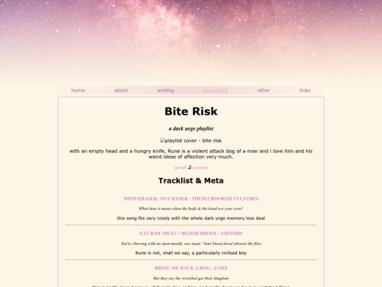 playlists/bite-risk screenshot