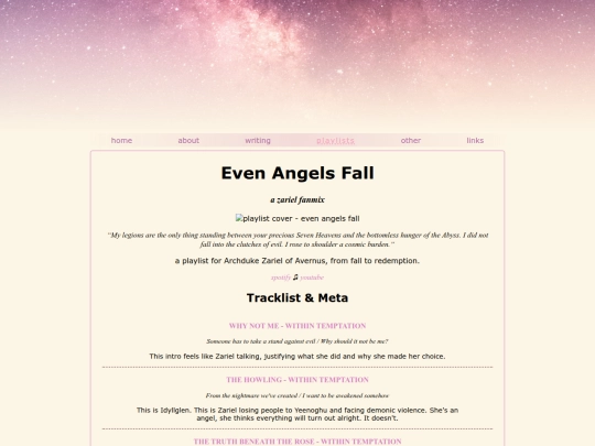 playlists/evenangels screenshot