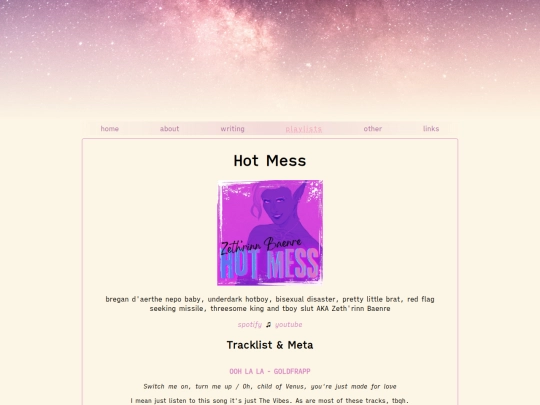 playlists/hot-mess screenshot