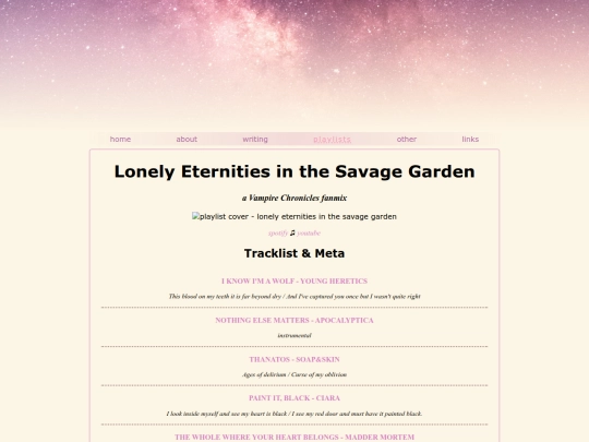 playlists/lonelyeternities screenshot