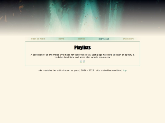 valloroth/playlists screenshot