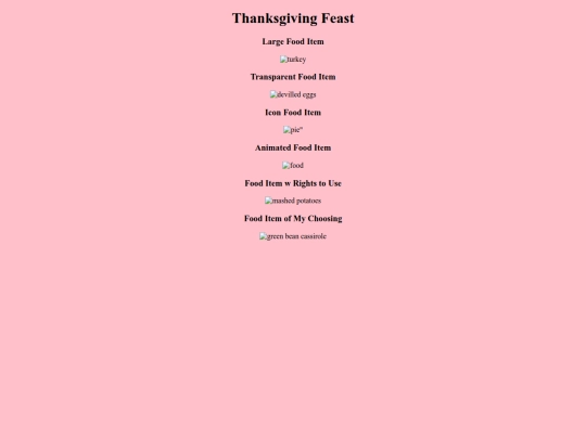 thanksgiving screenshot