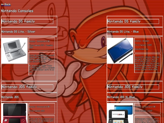 aboutmepages/shelfitems/consoles screenshot