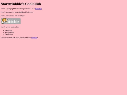 index screenshot