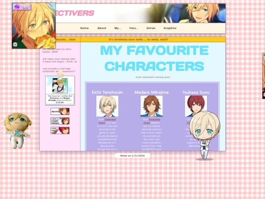 characpage screenshot