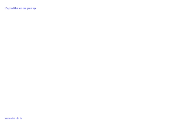 inmyhead.txt/be screenshot