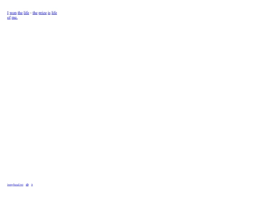 inmyhead.txt/it screenshot
