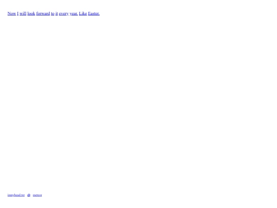 inmyhead.txt/meteor screenshot