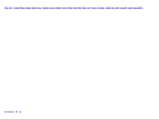 inmyhead.txt/one screenshot