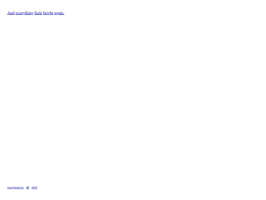 inmyhead.txt/shift screenshot