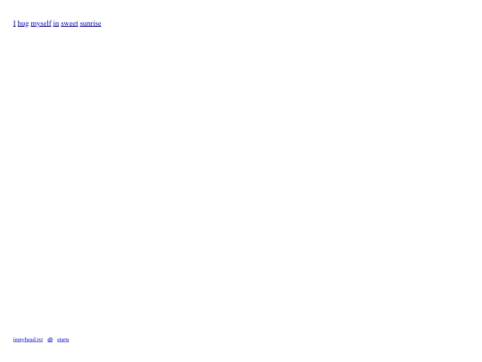 inmyhead.txt/starts screenshot