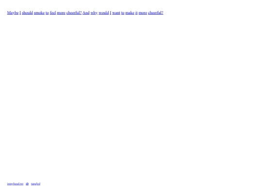 inmyhead.txt/tangled screenshot