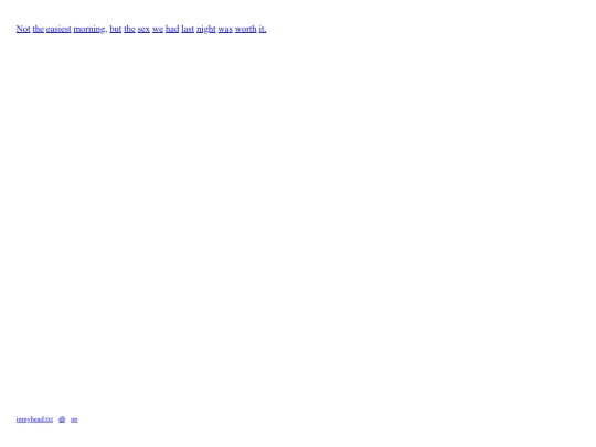 inmyhead.txt/up screenshot