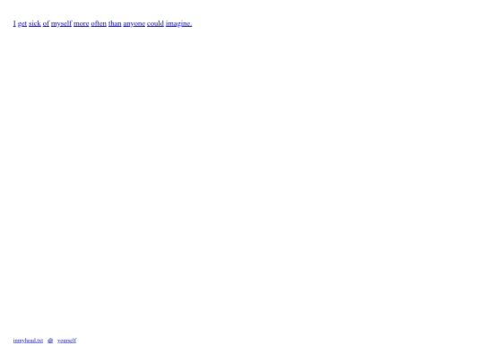 inmyhead.txt/yourself screenshot