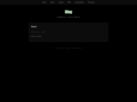 blog screenshot