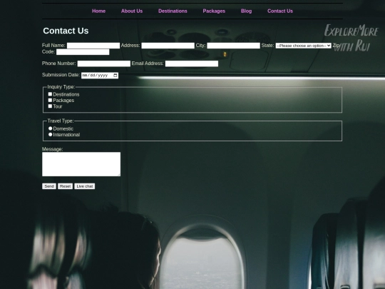 contact us screenshot