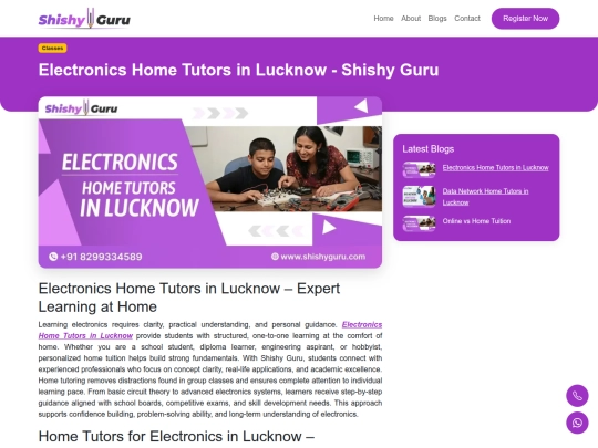 electronics-home-tutors-in-lucknow screenshot