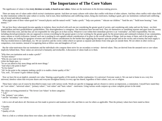 PlanetaryManagement/TheCoreValues screenshot