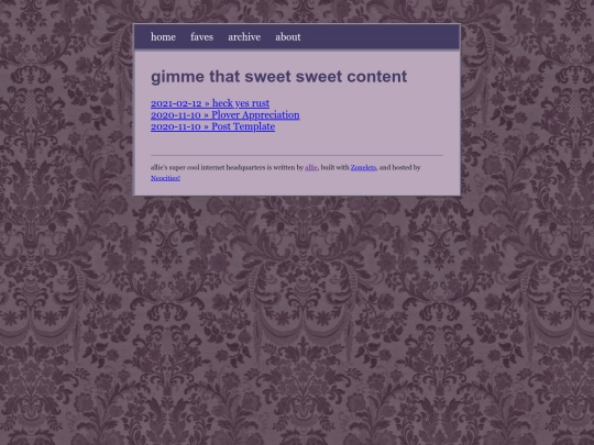 archive screenshot
