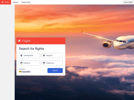 flightpage screenshot